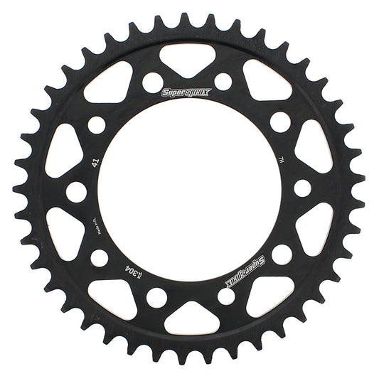 Supersprox Rear Sprocket Steel 41T-525 Blk Hon/Yam