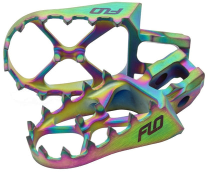 Flo Motorsports Titanium Foot Pegs