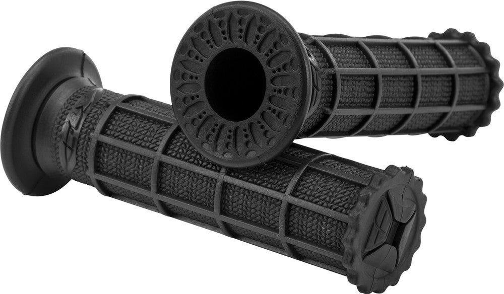 FLY RACING CONTROL ATV/BMX/PWC/SNOW GRIPS BLACK FULL WAFFLE