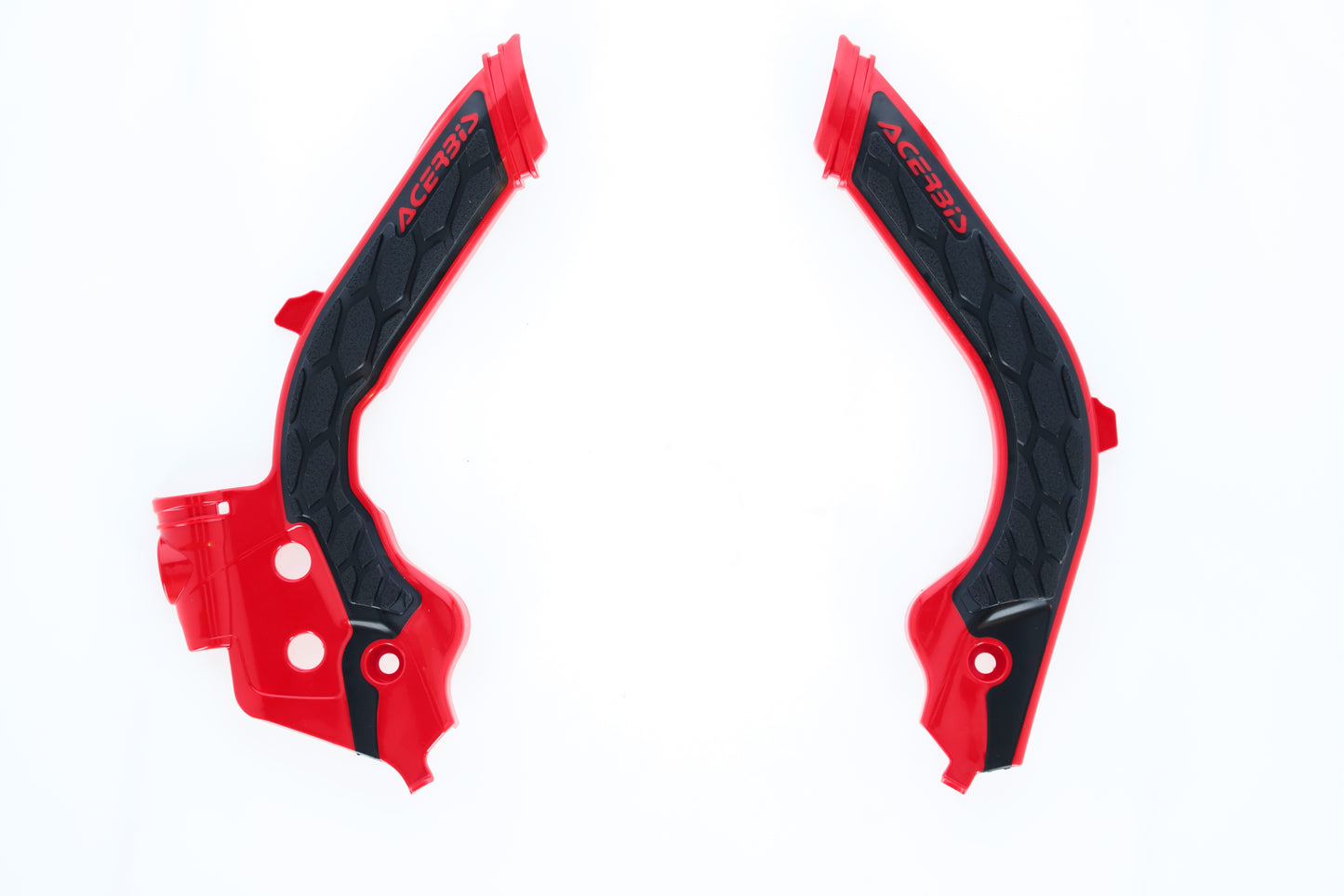 Acerbis X-Grip Frame Guard Gas/Hus Red/Black • #27334-51018