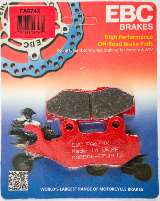 Ebc Brake Pads Fa674X Carbon X Series