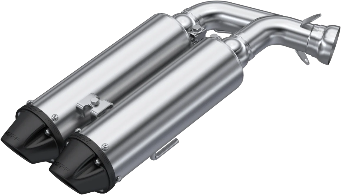 Mbrp 4" Dual Slip On Exhaust Pol Performance Series