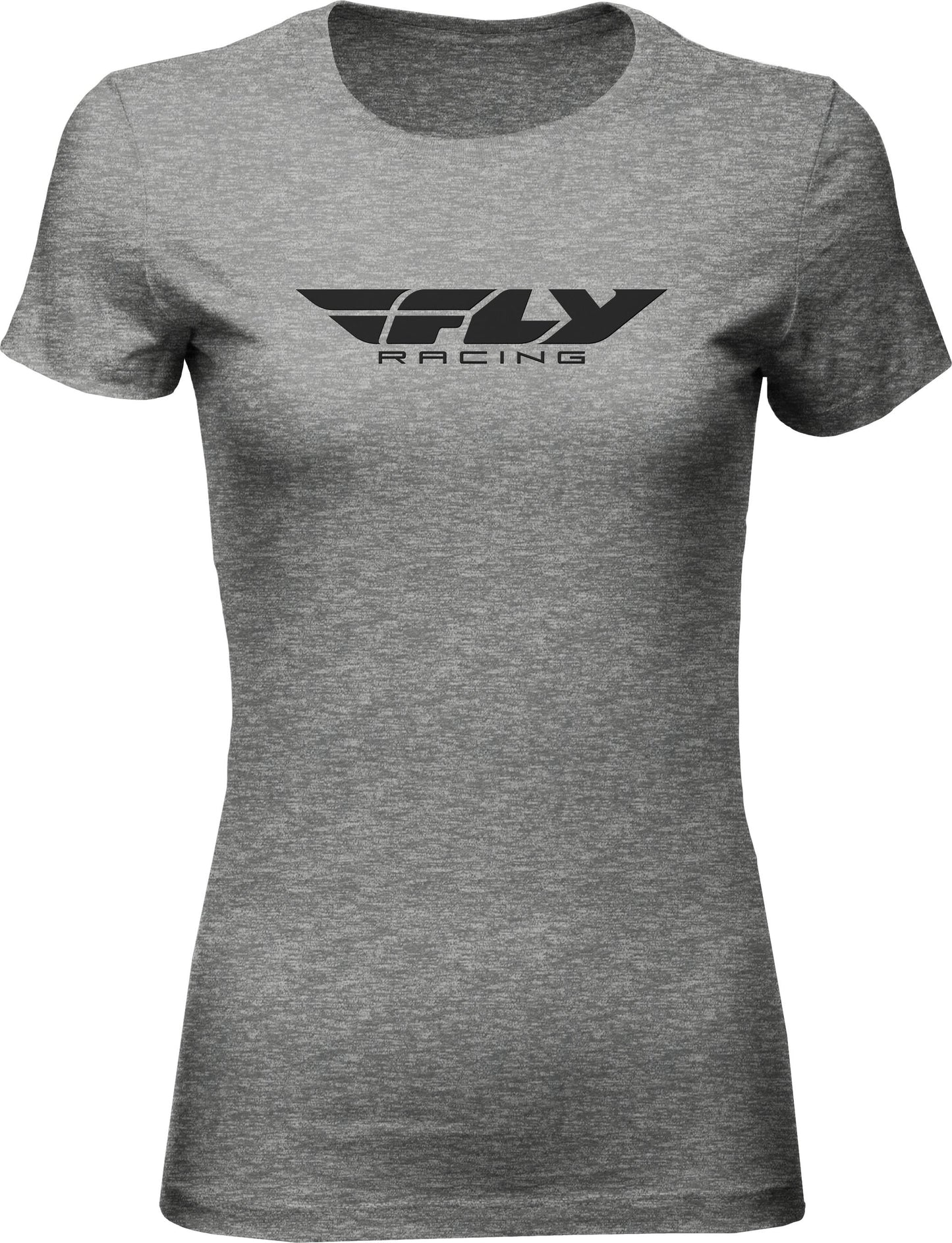 Fly Racing Women'S Fly Corporate Tee Dark Grey Heather 2X