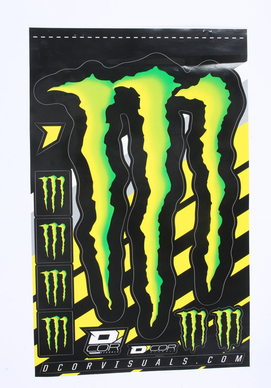 D-Cor Monster Claw Decal Sheet 4 Mil