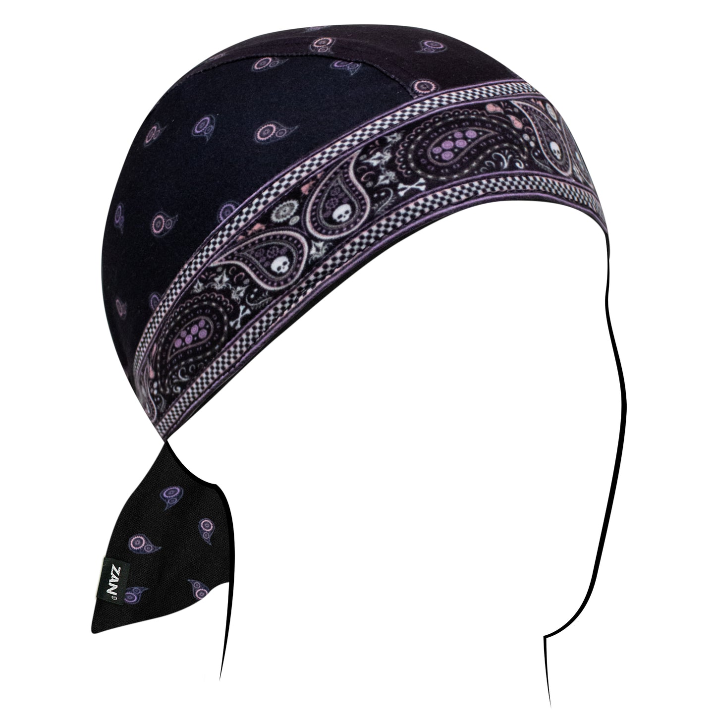 Zan Sportflex Flydanna Pink & Purple Paisley Classic