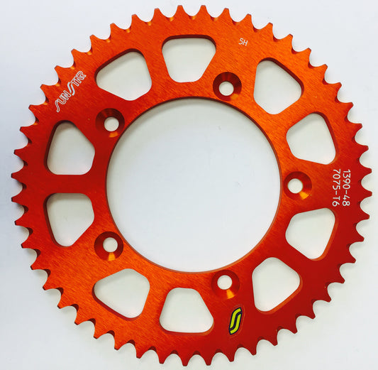 Sunstar Rear Sprocket Aluminum 48T-420 Org Husq/Ktm