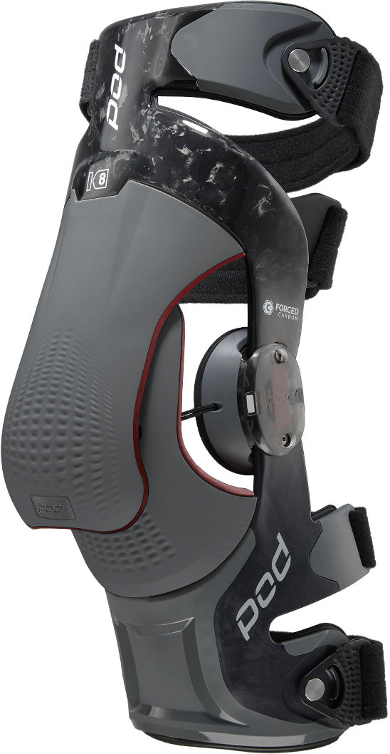 Pod K8 3.0 Knee Brace Carbon (Lt) Carbon/Graphite Lg