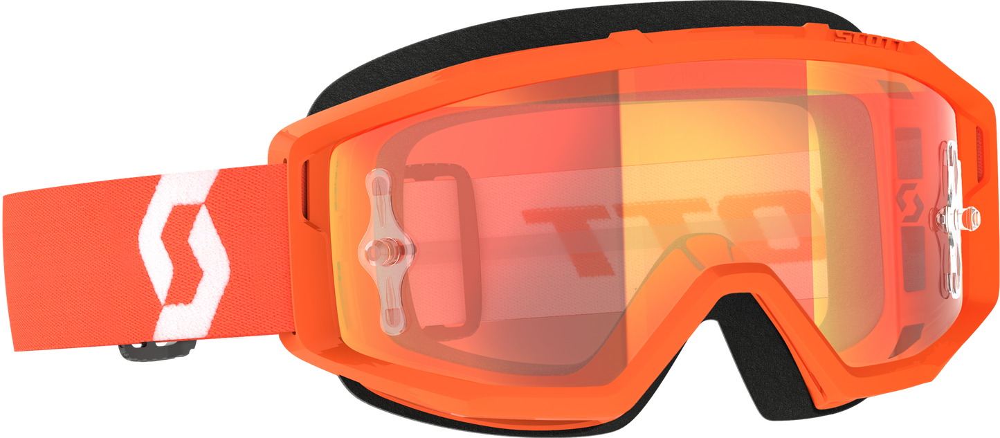 Scott Primal Goggle Orange/White Orange Chrome Works