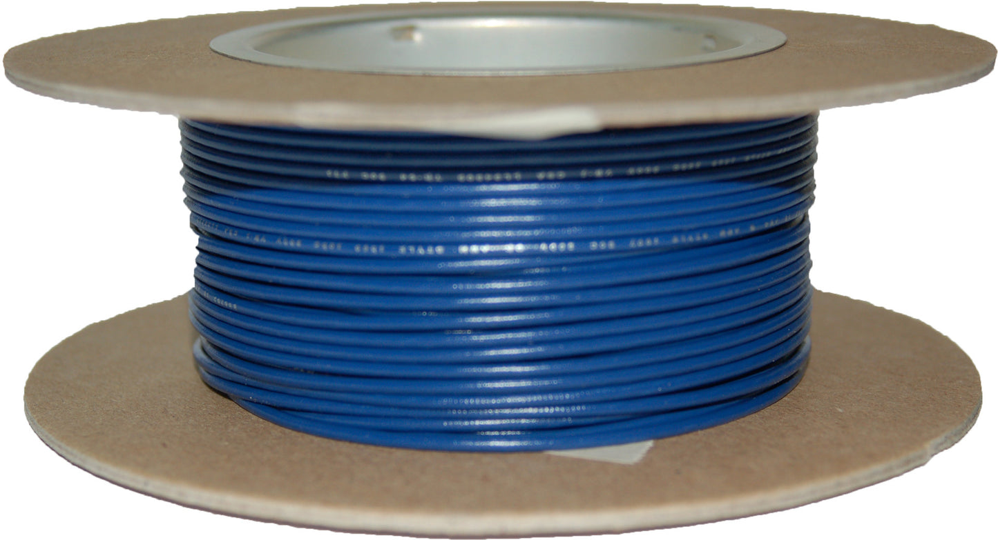 Namz Custom Cycle #18-Gauge Blue 100' Spool Of Primary Wire