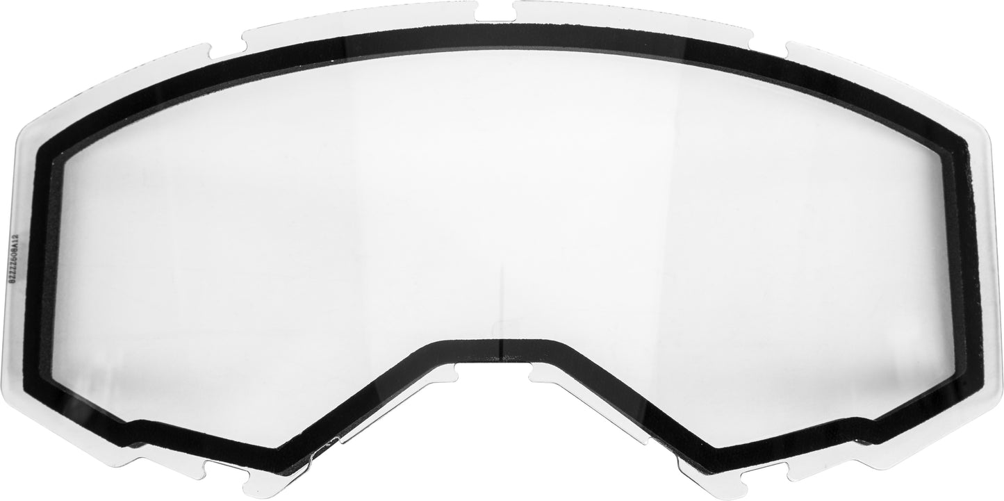 Fly Racing Goggle Dual Lens w/o Vents