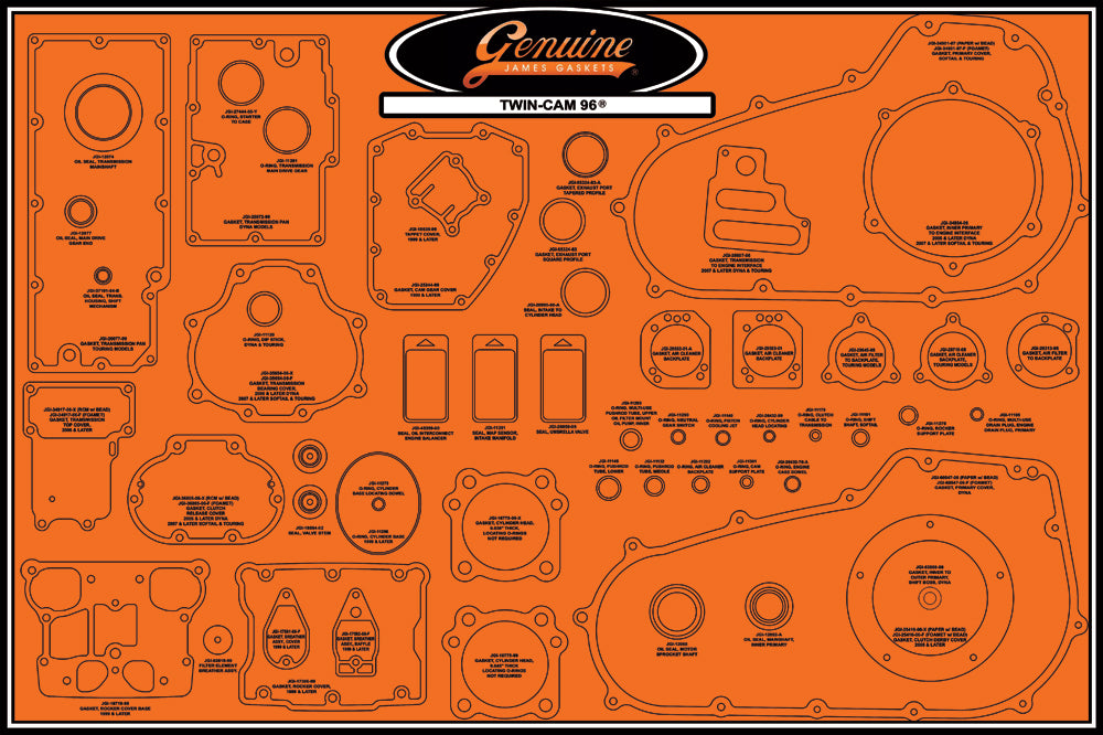 James Gaskets Gasket Display Board