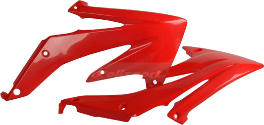 Polisport Radiator Shroud Red • #64-4259