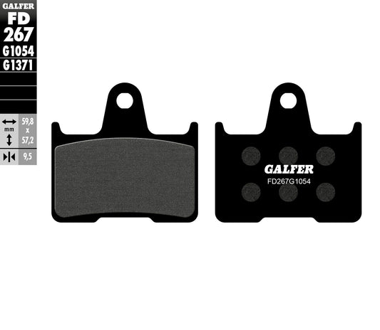 Galfer Brake Pads Semi Metallic Fd267G1054