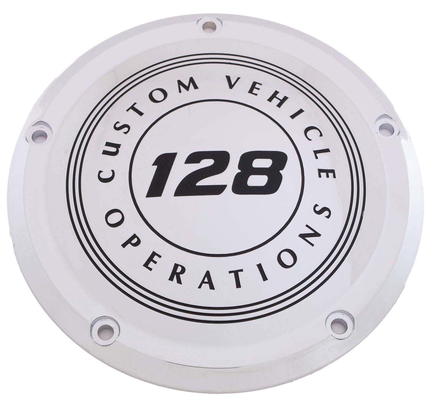 Custom Engraving 7   M8 Flt/Flh Derby Cover 128 Cvo Chrome