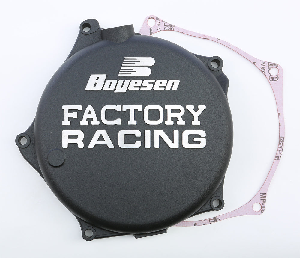 Boyesen Factory Racing Clutch Cover Black • #59-7217AB