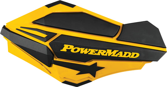 Powermadd Sentinal Handguards (Ski-Doo Yellow/Black)