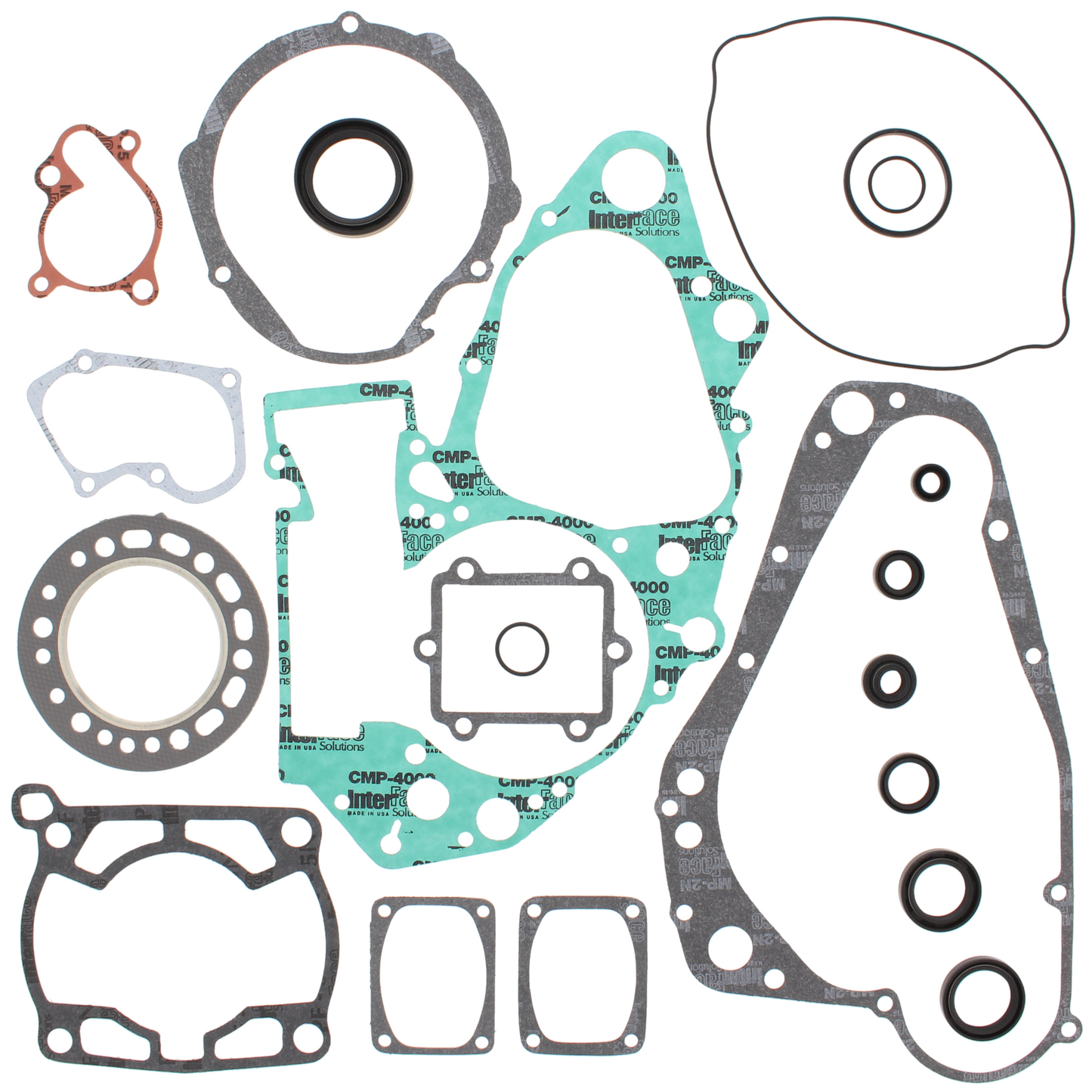 Vertex Complete Gasket Set With Oil Seals • #681-1579