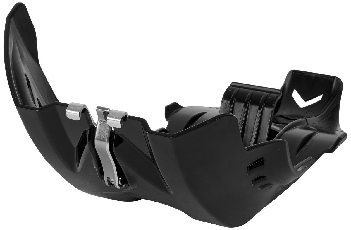 Polisport Fortress Skid Plate With Link Protector Black • #64-846914