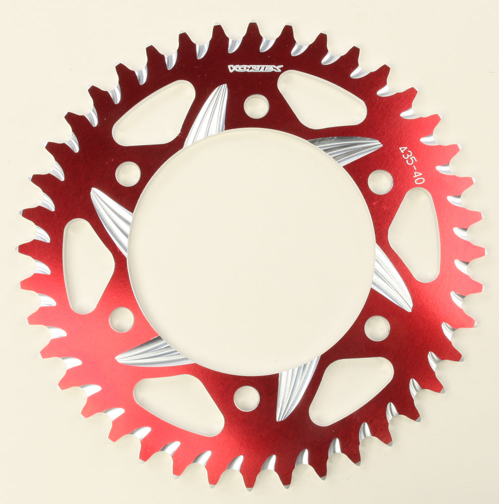 Vortex Rear Cat5 Sprocket Aluminum 40T-520 Red Kaw/Suz/Yam