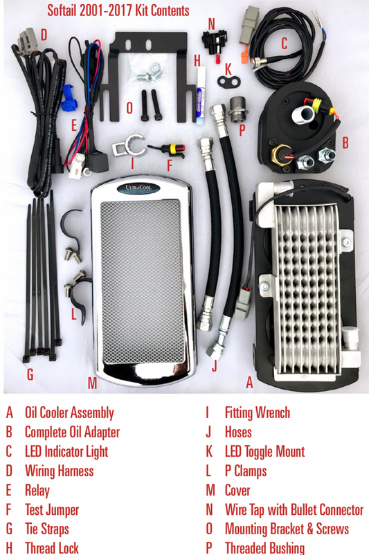 Ultracool Center Frame Mount Oil Cooler