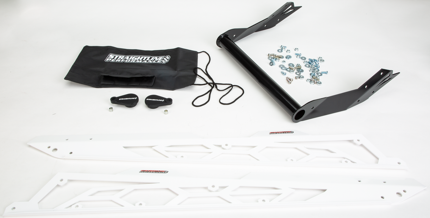 Straightline Hide 'N' Go Rear Bumper S-D 165" White