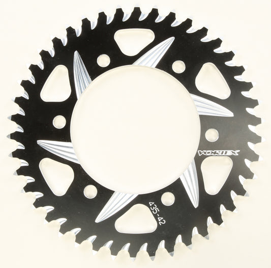 Vortex Rear Cat5 Sprocket Aluminum 42T-520 Blk Kaw/Suz/Yam