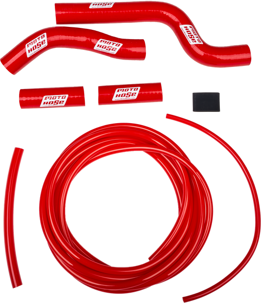 Moto Hose Silicone Hose Kit (Red)