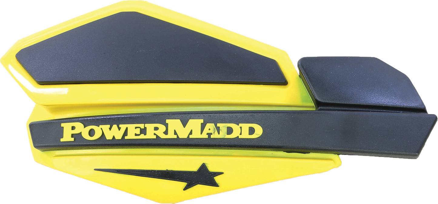 Powermadd Star Series Handguards (Yellow/Black) • #18-95080