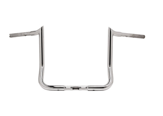 Baggernation 8" Monkey Bagger Bars Chrome `86-Up Touring