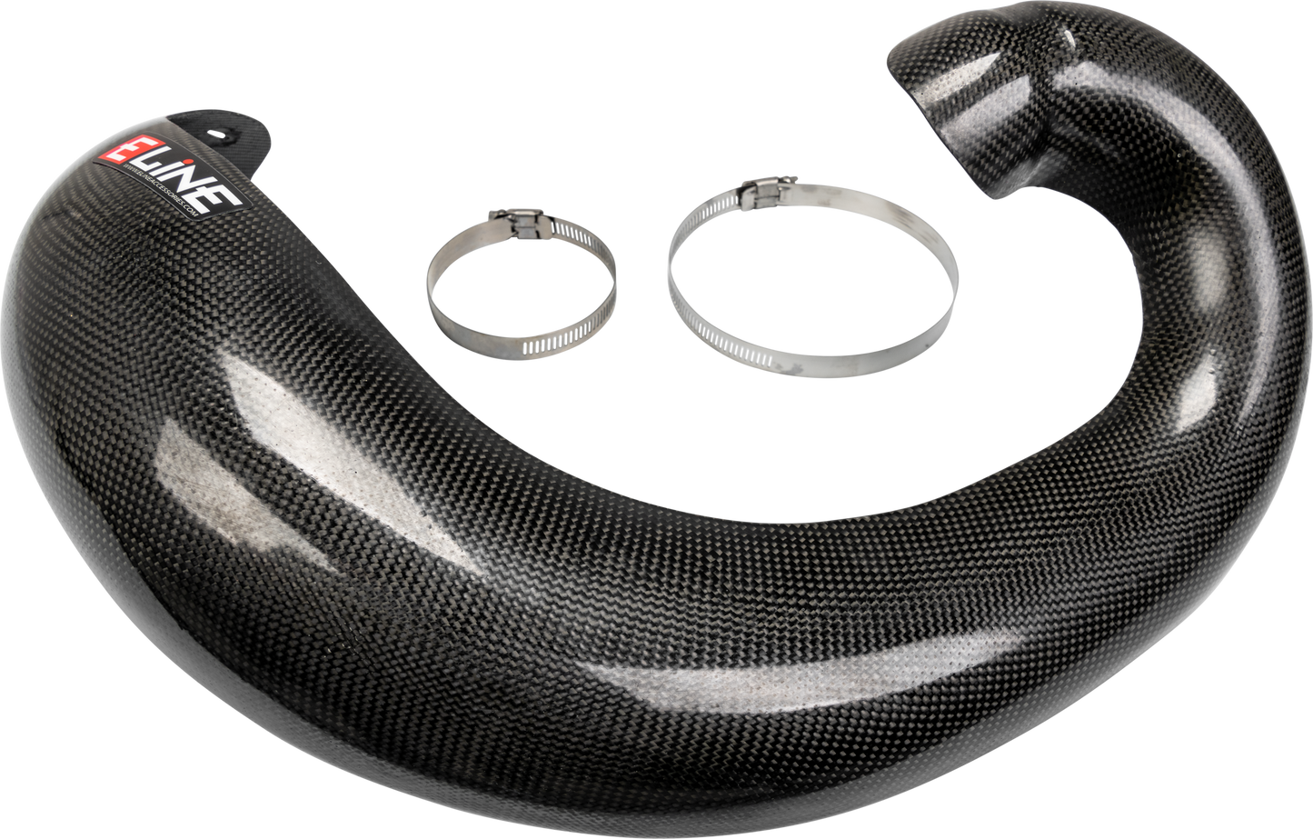 E-Line Accessories Carbon Fiber Pipe Guards Gas/Hus/Ktm • #677-3007