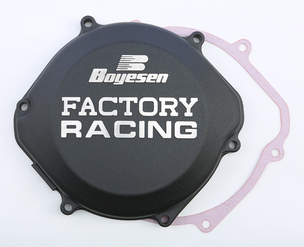 Boyesen Factory Racing Clutch Cover Black • #59-7202B