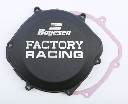 Boyesen Factory Racing Clutch Cover Black • #59-7202B