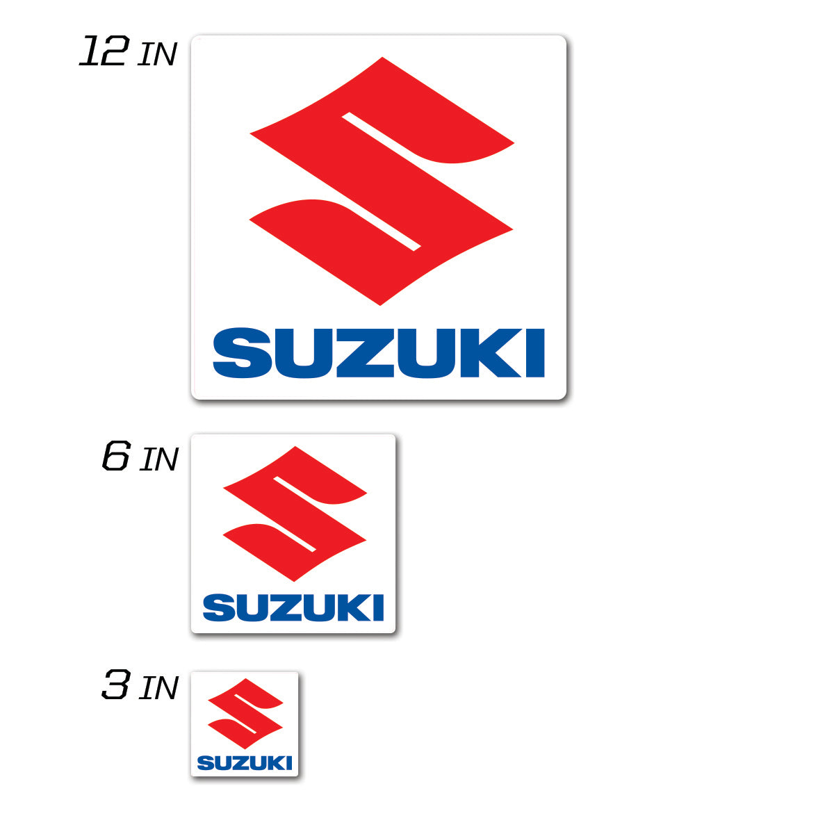 D-Cor Suzuki Icon Decal 3" Squared