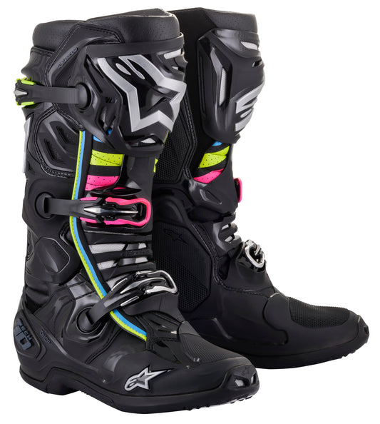 Alpinestars Tech 10 Supervented Boots Black Hue Sz 09