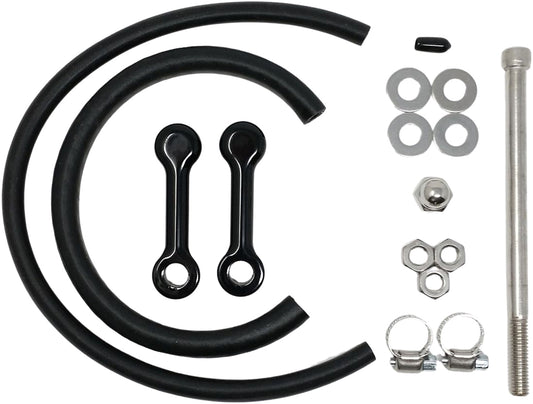 Dk Custom Products Billet Tank Lift Kit 3" `10-17 Dyna Powder Coat Blk