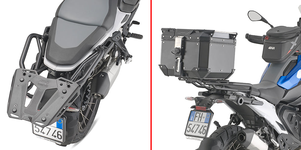 Givi Specific Rear Rack Monolock/Monokey Black Bmw