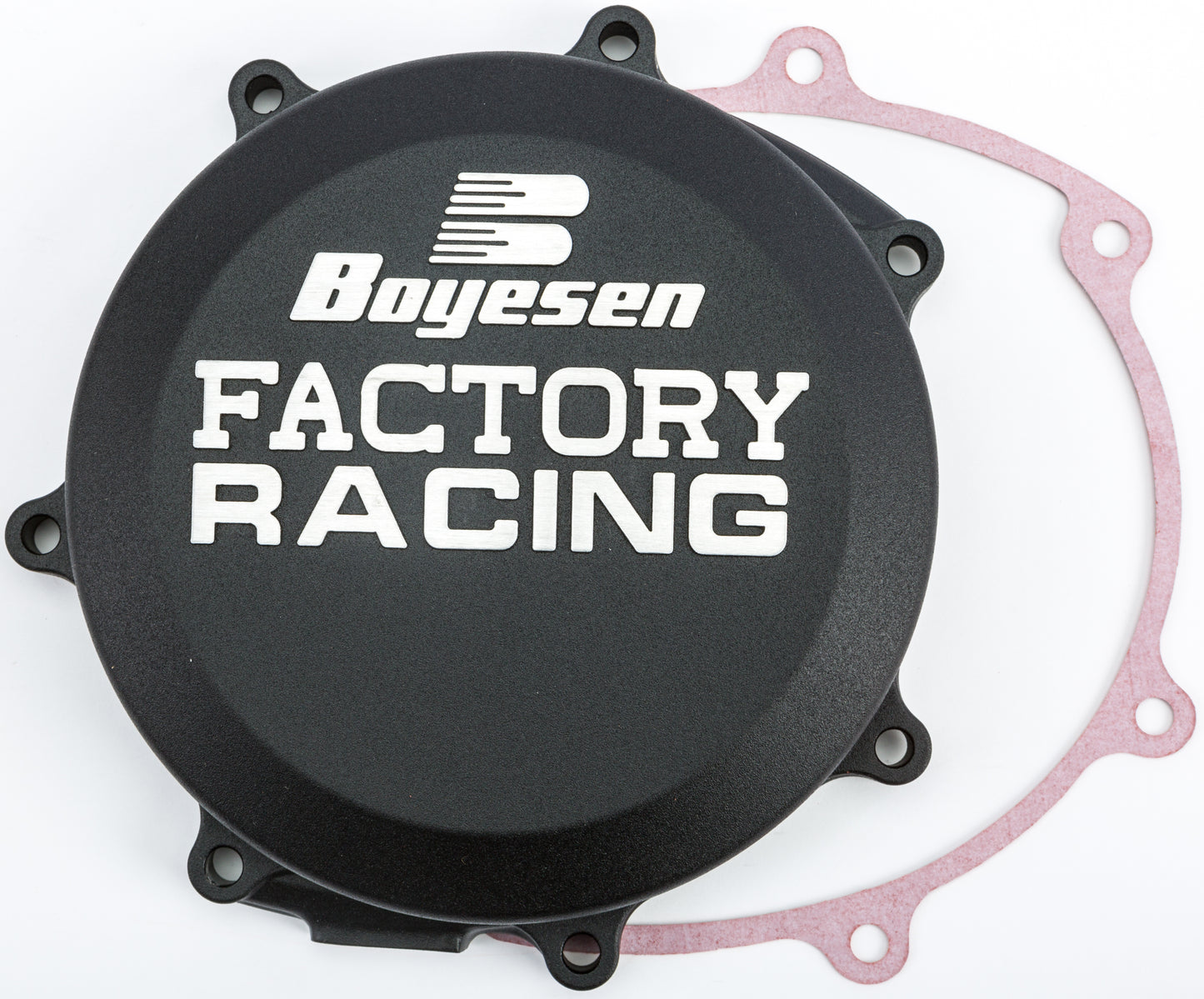 Boyesen Factory Racing Clutch Cover Black • #59-7237AB