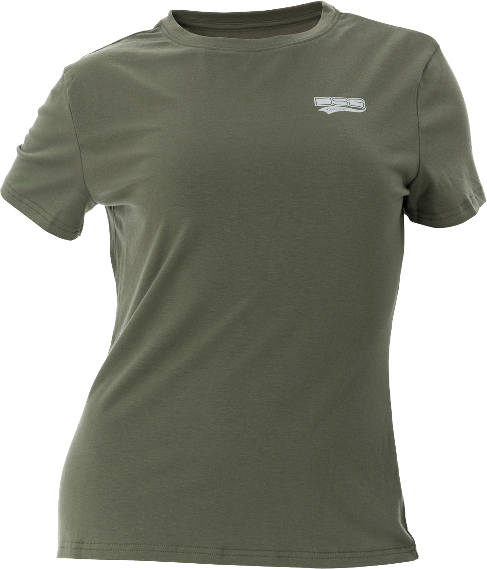 Dsg Dsg Casual Logo Tee Moss Olive Lg