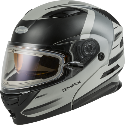 GMAX MD-01S MODULAR W/ELEC SHIELD DESCENDANT MATTE GRY/SILVER SM