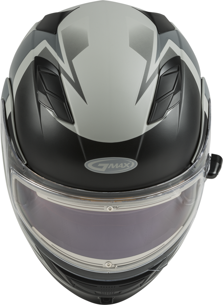 GMAX MD-01S MODULAR W/ELEC SHIELD DESCENDANT MATTE GRY/SILVER SM