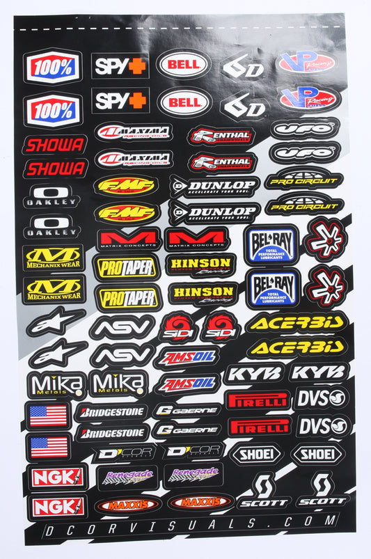 D-Cor Mx Logos 2 Decal Sheet