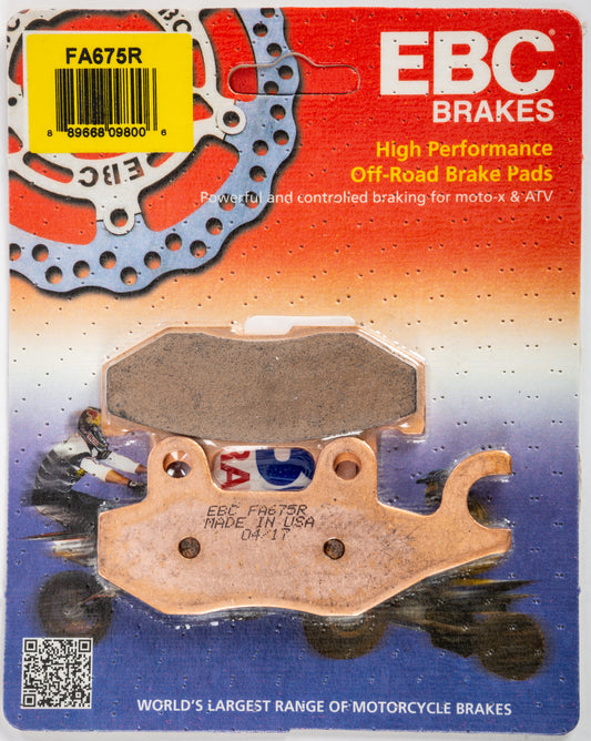 Ebc Brake Pads Fa675R Sintered R Series