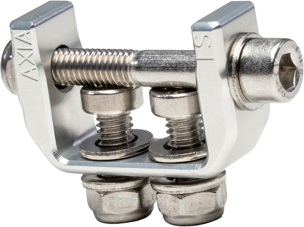 Axia Flat Surface Mounting Clamp Chrome