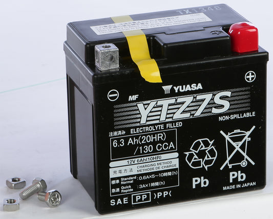 Yuasa Battery Ytz7S Sealed Factory Activated