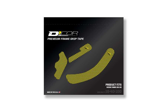 D-Cor Frame Grip Guard Decal Yellow • #862-64100