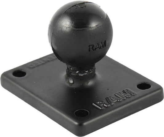 Ram 2"X1.7" Base W/1" Ball Includes Amps Hole Pattern