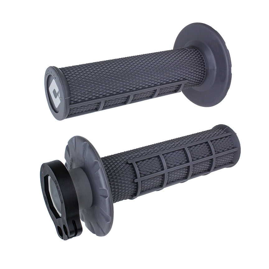 Odi Half Waffle Lock-On Grip Graphite