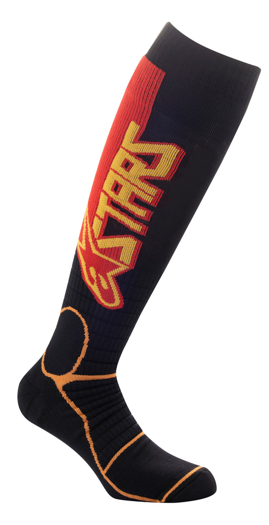 Alpinestars Mx Pro Socks Black/Yellow/Tangerine Sm