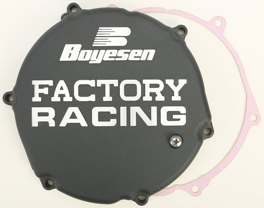 Boyesen Factory Racing Clutch Cover Black • #59-7212B