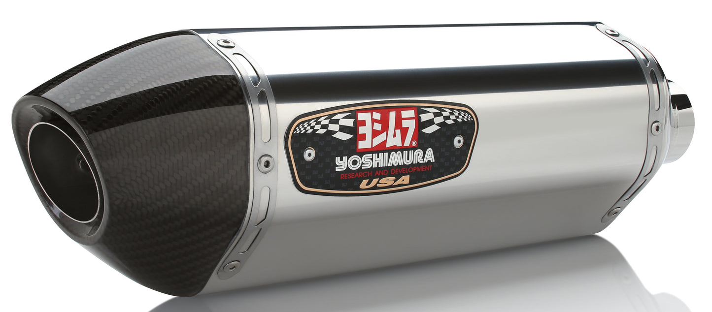 Yoshimura Exhaust Street R-77 Slip-On Ss-Ss-Cf Dual